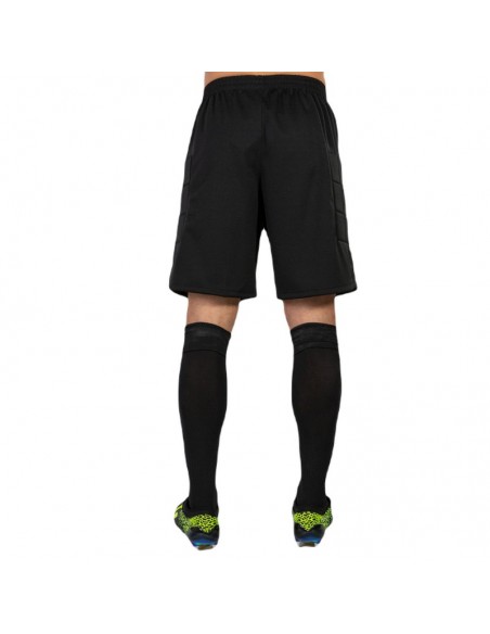 Joma Bermuda Portiere Nero  Pantaloncini Protettivi in Poliestere