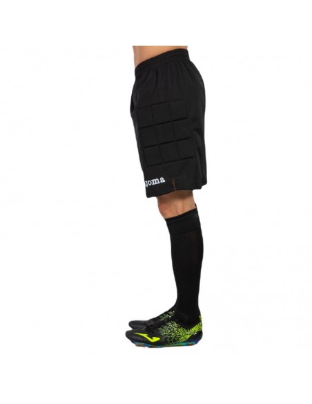Joma Bermuda Portiere Nero  Pantaloncini Protettivi in Poliestere