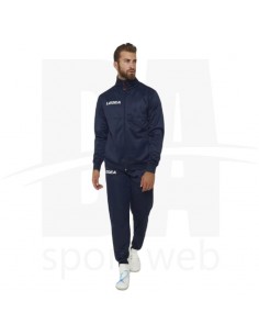DIERRE Tuta Uomo Legea Art. CUBA - Comoda In Cotone Per Fitness, Calcio, Palestra E Running - Colore Nero, Taglia M