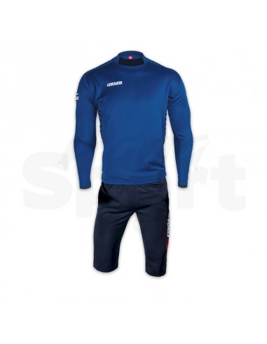 GEMS TUTA ALLENAMENTO CON PINOCCHIETTO STAMFORD AZZURRO BLU