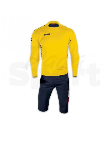 GEMS TUTA ALLENAMENTO CON PINOCCHIETTO STAMFORD GIALLO BLU