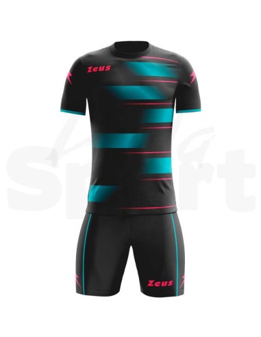 KIT CALCIO KOSMO ZEUS NERO AQUA