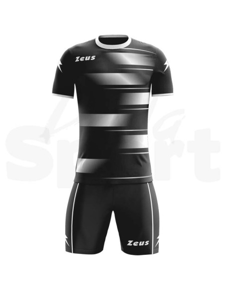 KIT CALCIO KOSMO ZEUS NERO BIANCO