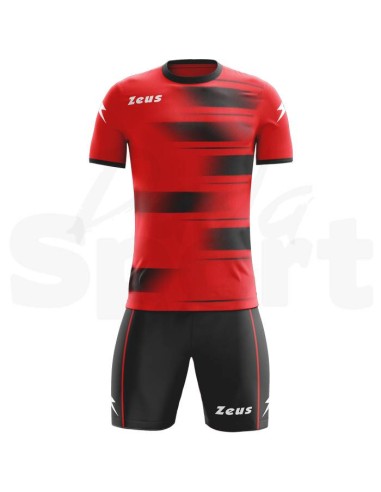 KIT CALCIO KOSMO ZEUS ROSSO NERO