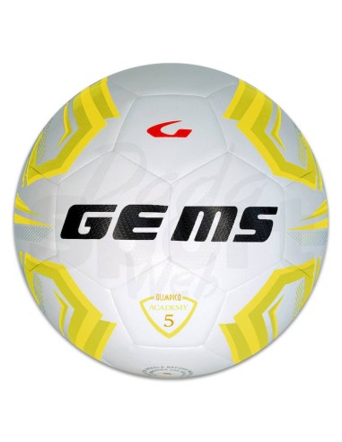 GEMS PALLONE OLIMPICO ACADEMY BIANCO GIALLO