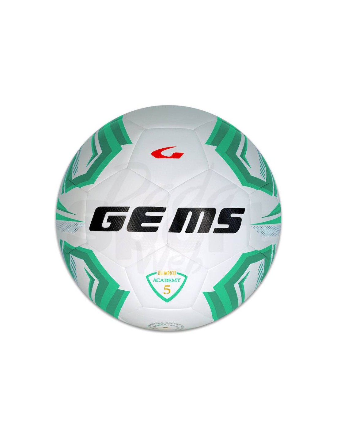 GEMS PALLONE OLIMPICO ACADEMY BIANCO VERDE