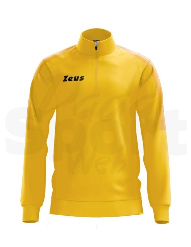 Zeus Felpa Train Start Giallo  Felpa Tecnica...
