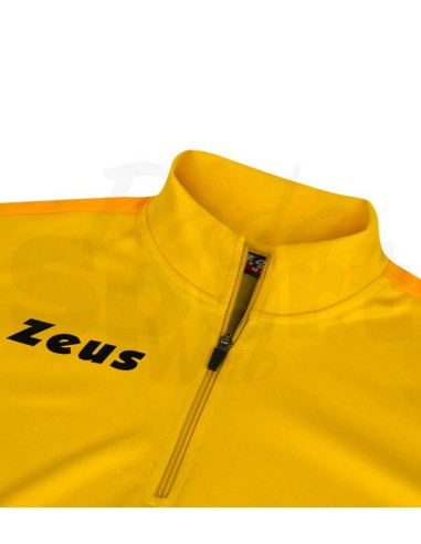 Zeus Felpa Train Start Giallo  Felpa Tecnica...