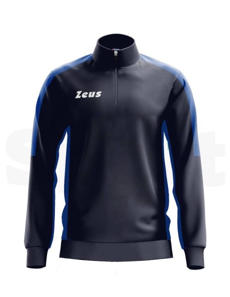 Zeus Felpa Train Start Blu Azzurro Felpa Tecnica Allenamento Unisex
