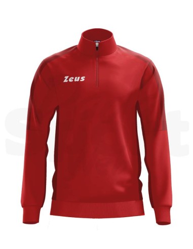 Zeus Felpa Train Start Rosso  Felpa Tecnica...