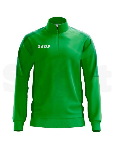 Zeus Felpa Train Start Verde  Felpa Tecnica Allenamento Unisex