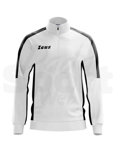 Zeus Felpa Train Start Bianco Nero  Felpa...