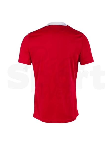 JOMA MAGLIA CALCIO MANICA CORTA FLAG III ROSSO BIANCO