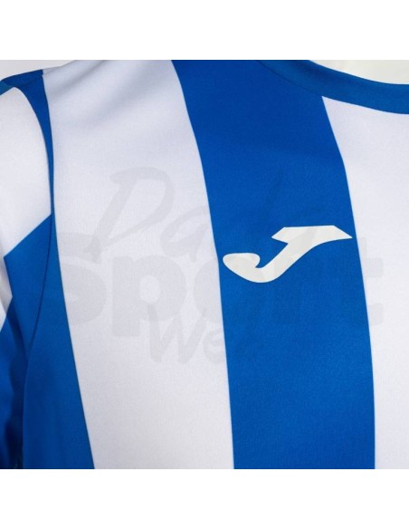 JOMA MAGLIA CALCIO MANICA CORTA INTER CLASSIC BIANCO AZZURRO