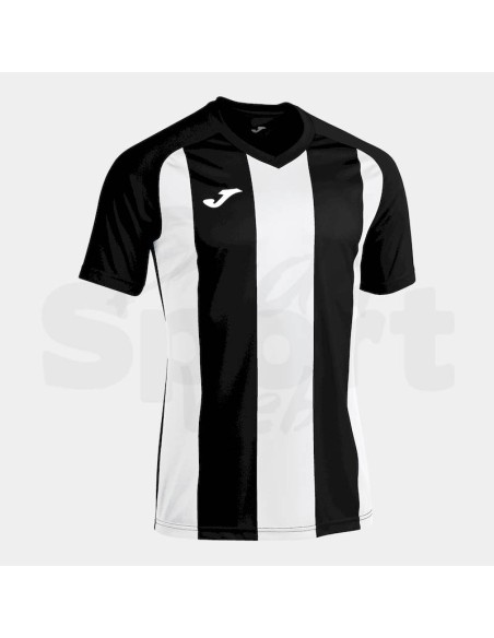 JOMA MAGLIA MANICA CORTA PISA II BIANCO NERO
