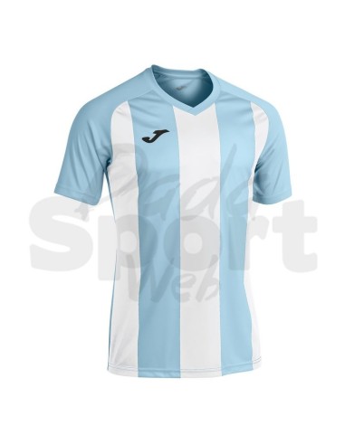 JOMA MAGLIA MANICA CORTA PISA II BIANCO CELESTE