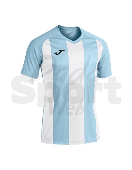 JOMA MAGLIA MANICA CORTA PISA II BIANCO CELESTE