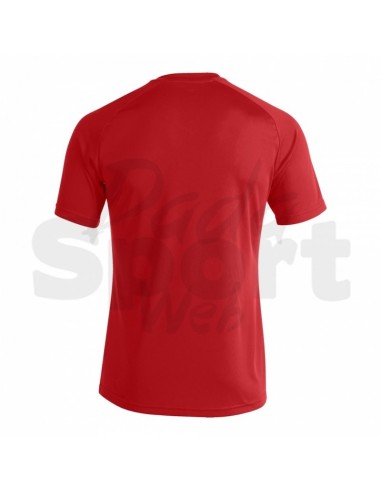 JOMA MAGLIA MANICA CORTA PISA II ROSSO NERO