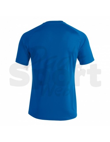 JOMA MAGLIA MANICA CORTA PISA II NERO AZZURRO