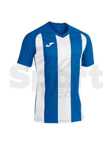 JOMA MAGLIA MANICA CORTA PISA II BIANCO AZZURRO