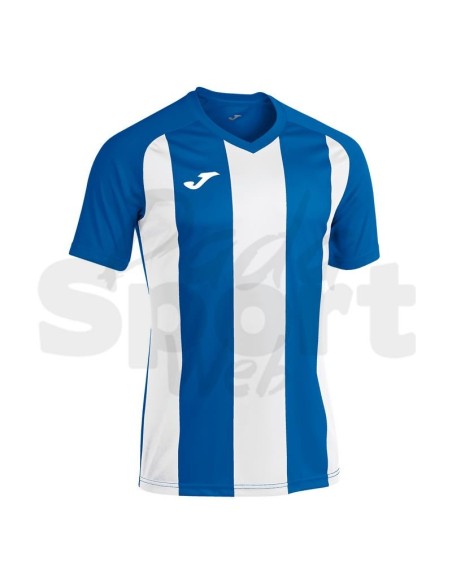 JOMA MAGLIA MANICA CORTA PISA II BIANCO AZZURRO