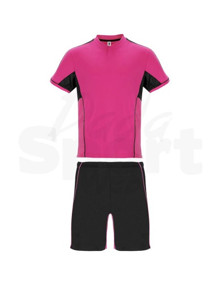 KIT CALCIO BOCA ROLY ROSA NERO