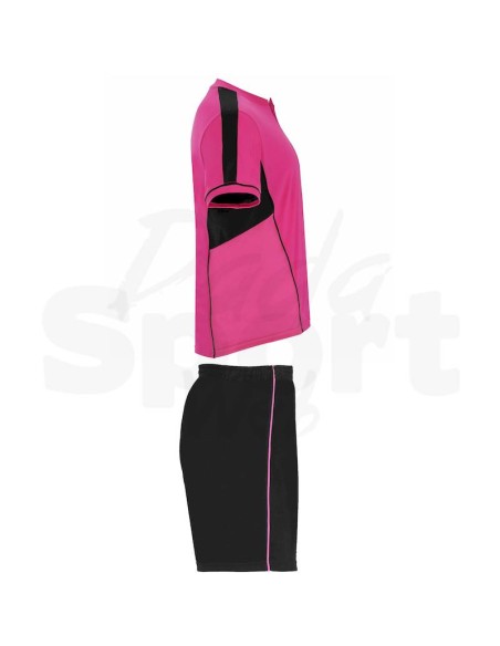 KIT CALCIO BOCA ROLY ROSA NERO