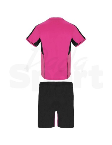 KIT CALCIO BOCA ROLY ROSA NERO