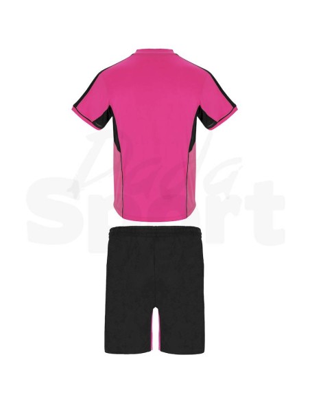 KIT CALCIO BOCA ROLY ROSA NERO