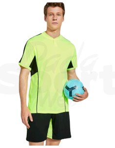KIT CALCIO BOCA ROLY GIALLO FLUO NERO