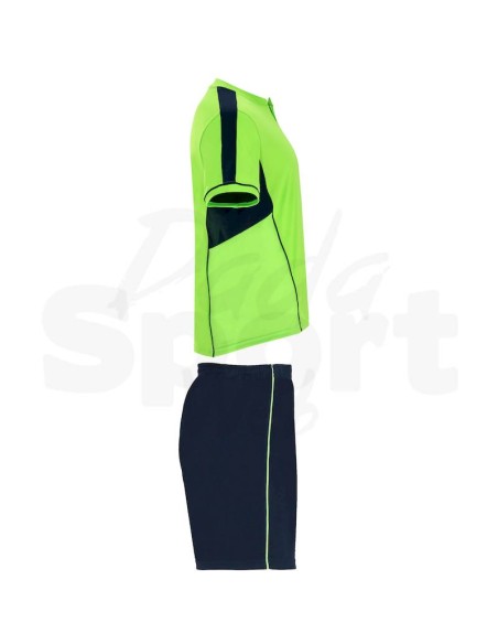 KIT CALCIO BOCA ROLY VERDE FLUO BLU