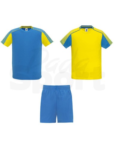 KIT CALCIO JUVE ROLY GIALLO AZZURRO