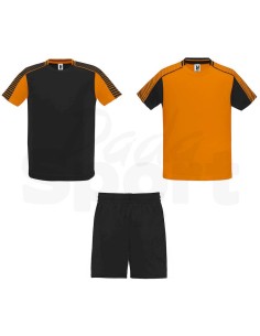 KIT CALCIO JUVE ROLY ARANCIO NERO