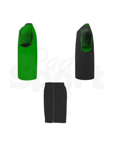 KIT CALCIO JUVE ROLY VERDE NERO