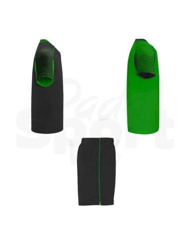 KIT CALCIO JUVE ROLY VERDE NERO