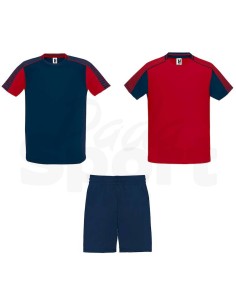 KIT CALCIO JUVE ROLY ROSSO BLU