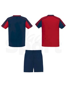 KIT CALCIO JUVE ROLY ROSSO BLU 2