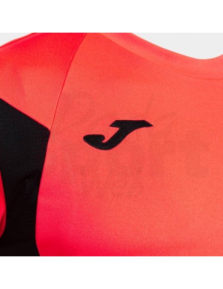 JOMA MAGLIA MANICA CORTA WINNER III CORALLO FLUO NERO