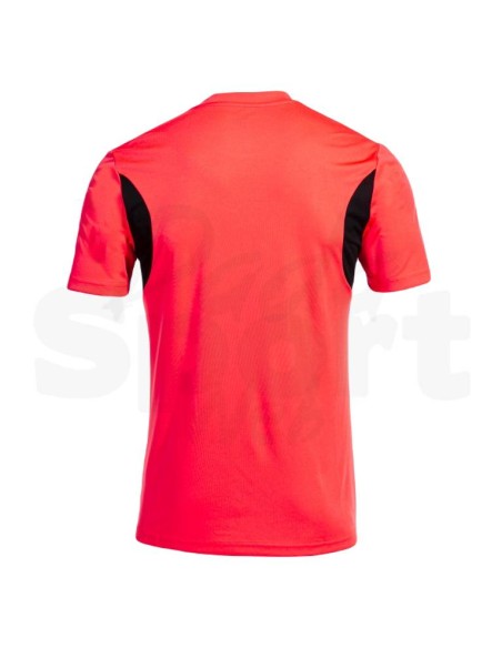JOMA MAGLIA MANICA CORTA WINNER III CORALLO FLUO NERO