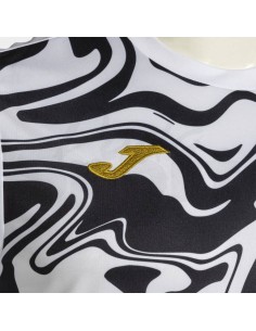 JOMA MAGLIA MANICA CORTA LION II BIANCO NERO 2
