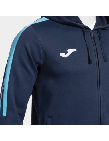 JOMA OLIMPIADA FELPA CON CAPPUCCIO BLU TURCHESE...