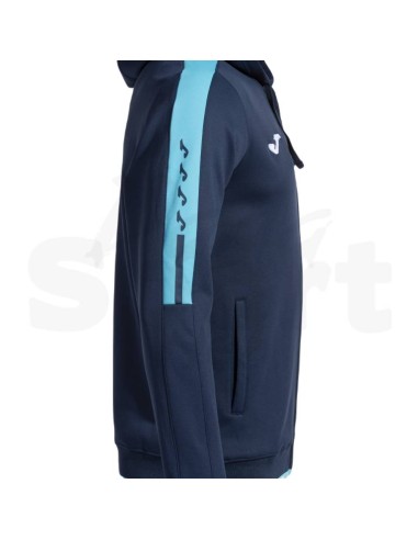 JOMA OLIMPIADA FELPA CON CAPPUCCIO BLU TURCHESE...