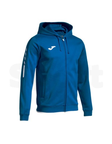 JOMA OLIMPIADA FELPA CON CAPPUCCIO AZZURRO