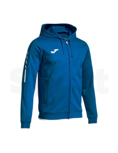 JOMA OLIMPIADA FELPA CON CAPPUCCIO AZZURRO