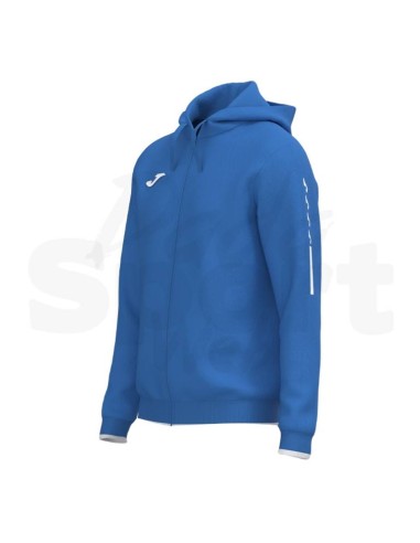 JOMA OLIMPIADA FELPA CON CAPPUCCIO AZZURRO