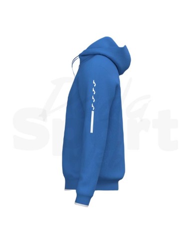 JOMA OLIMPIADA FELPA CON CAPPUCCIO AZZURRO