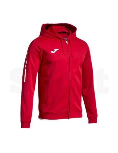 JOMA OLIMPIADA FELPA CON CAPPUCCIO ROSSO