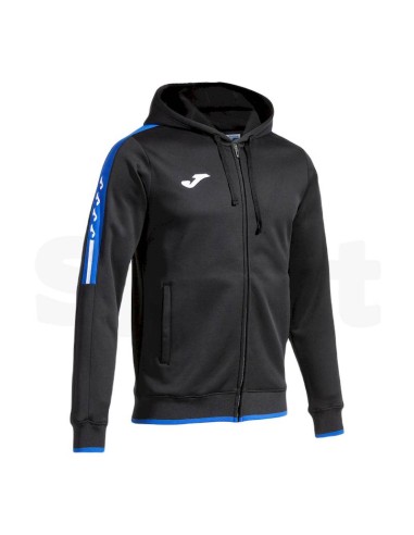 JOMA OLIMPIADA FELPA CON CAPPUCCIO NERO AZZURRO