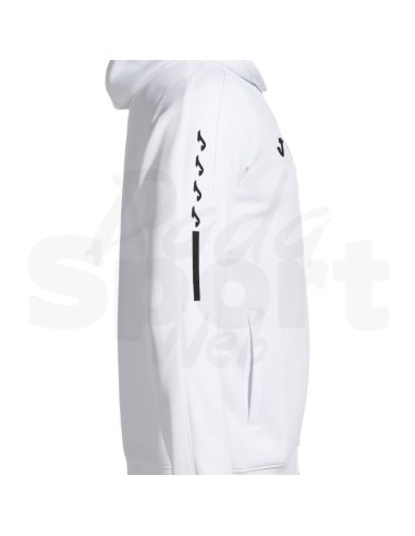 JOMA OLIMPIADA FELPA CON CAPPUCCIO BIANCO NERO