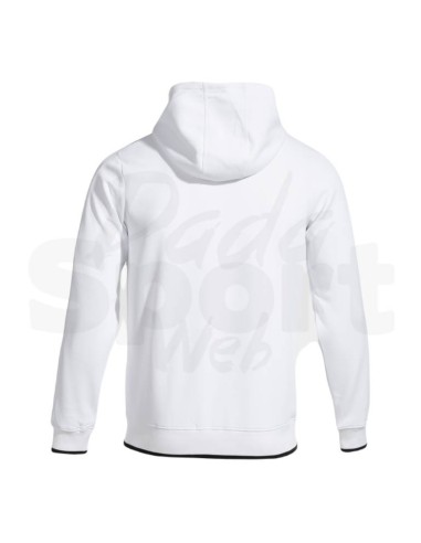 JOMA OLIMPIADA FELPA CON CAPPUCCIO BIANCO NERO